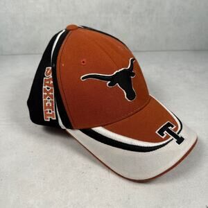 University of Texas Longhorns Hat Cap Mens Orange Black Twins Enterprise NCAA